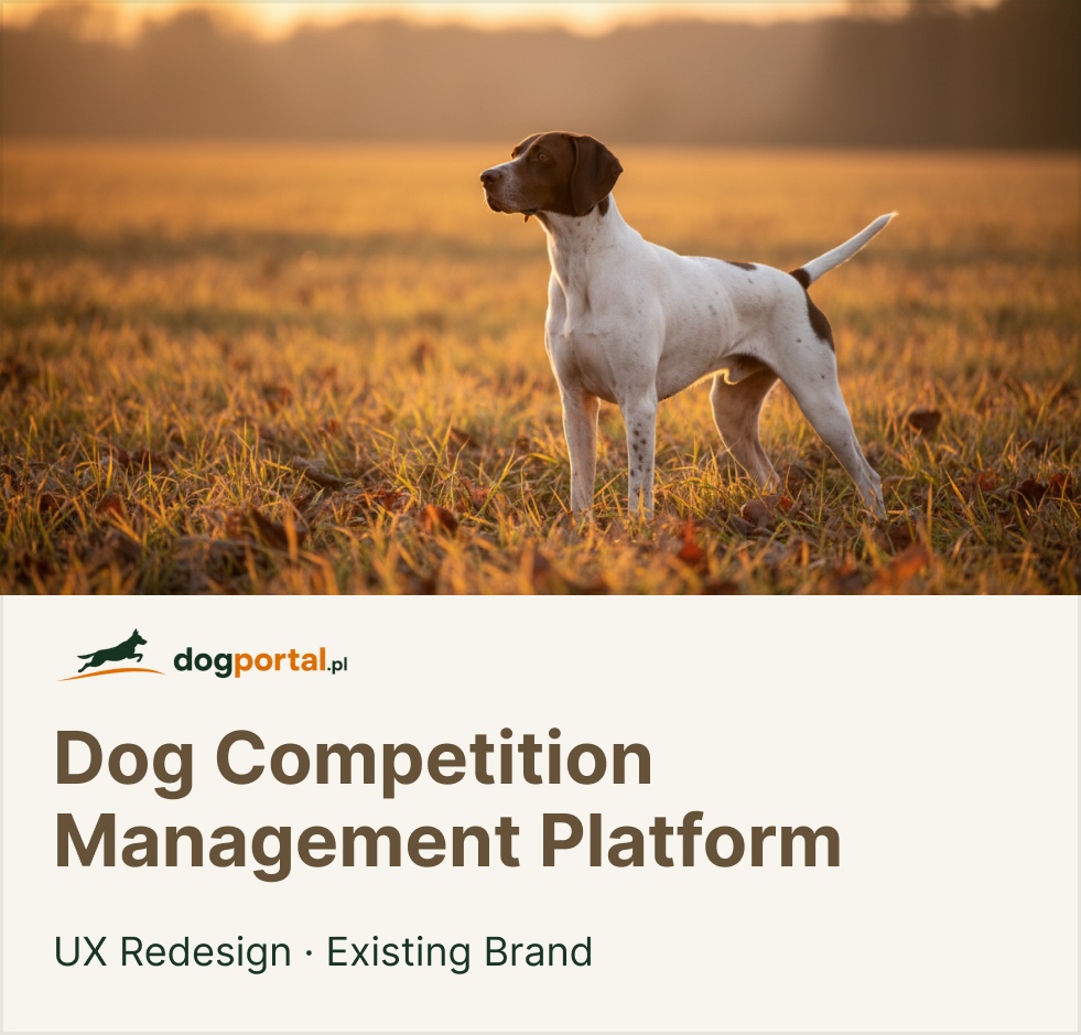 DogPortal — dog competition management platform